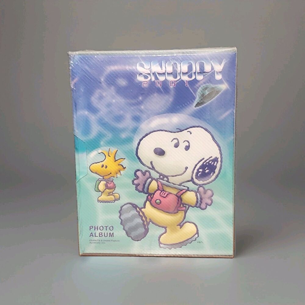 Peanuts Snoopy & Woodstock Photo Album 7 Eleven VTG Y2K 2001 Space Astronaut